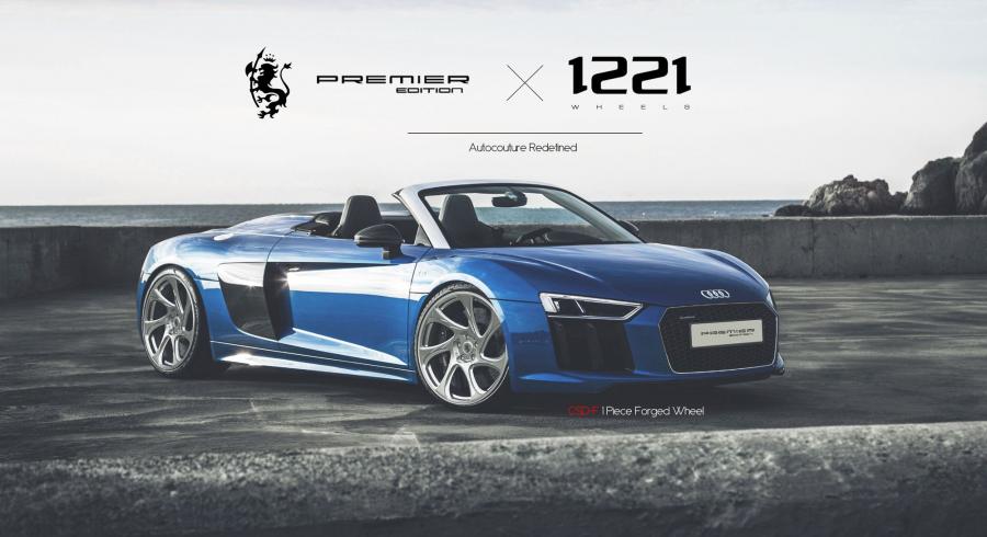 Audi R8 V10 Spyder on Premier Edition Wheels (CSD-F) 2019 года  (фото 1 из 1)